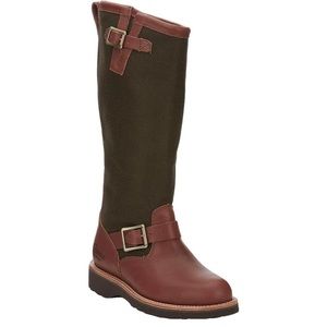 New w/ tags Chippeawa Brown Espresso 15' Women's Snake Boot Sz 8.5